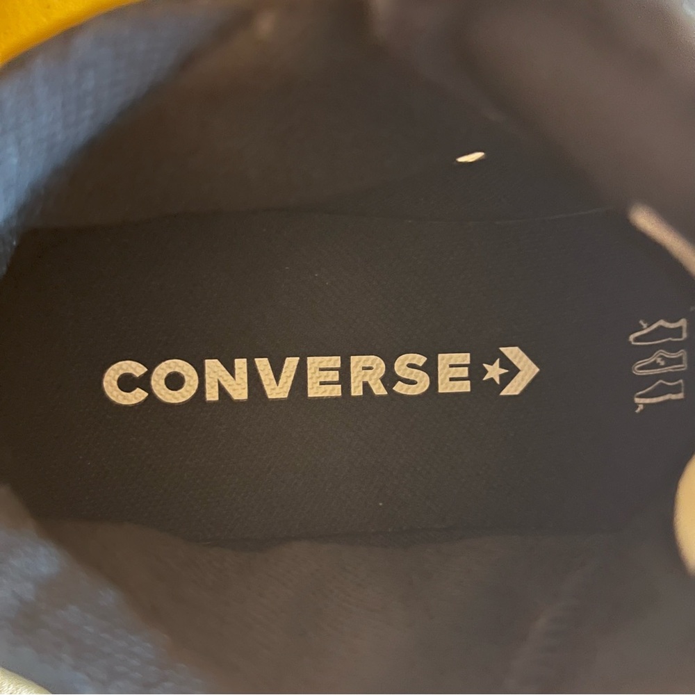 NWOT Converse Black Canvas High-Tops Sneakers, Chuck Taylor, Size 7, Retro - Picture 8 of 10
